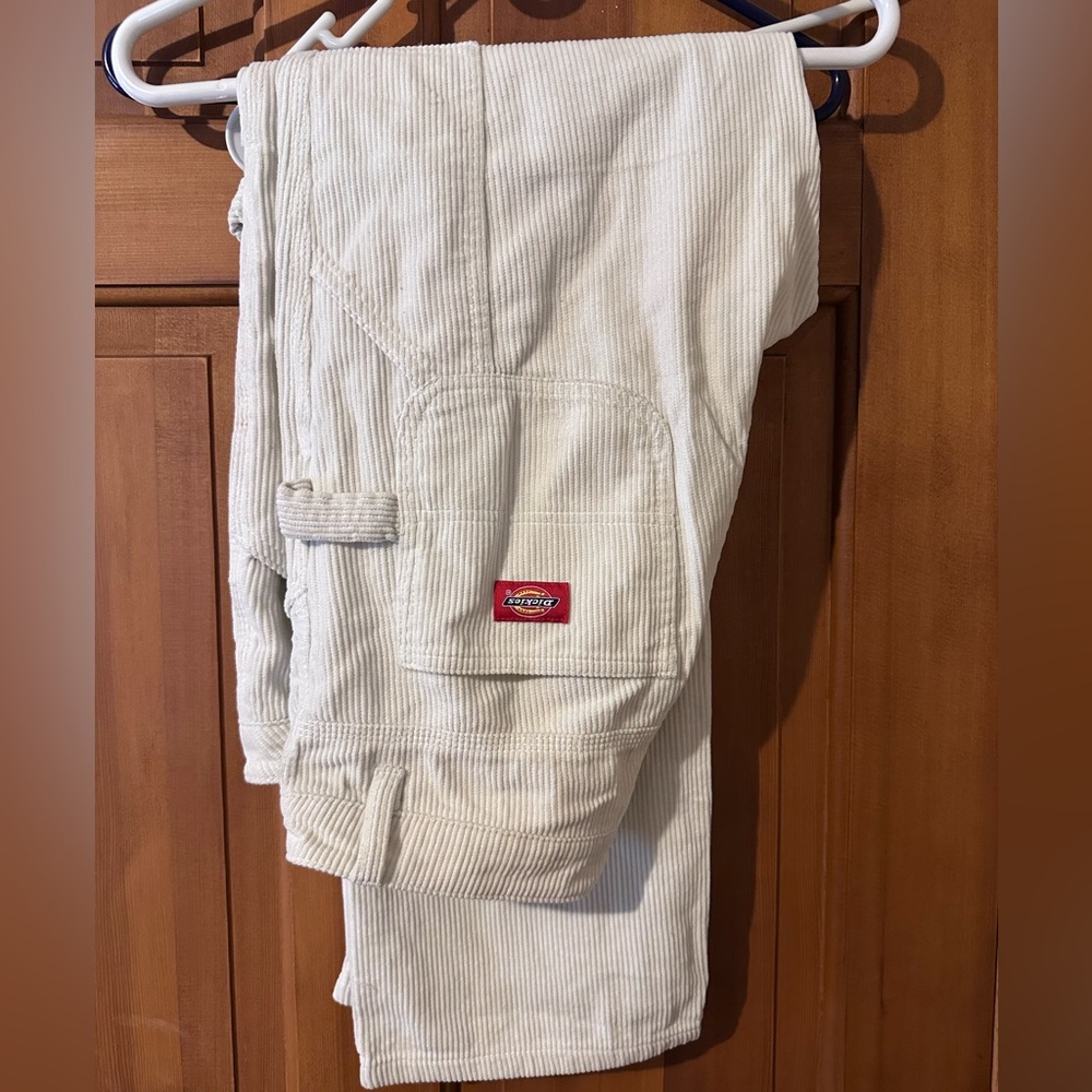 Dickies corduroy, wide leg, carpenter pants size 5/27